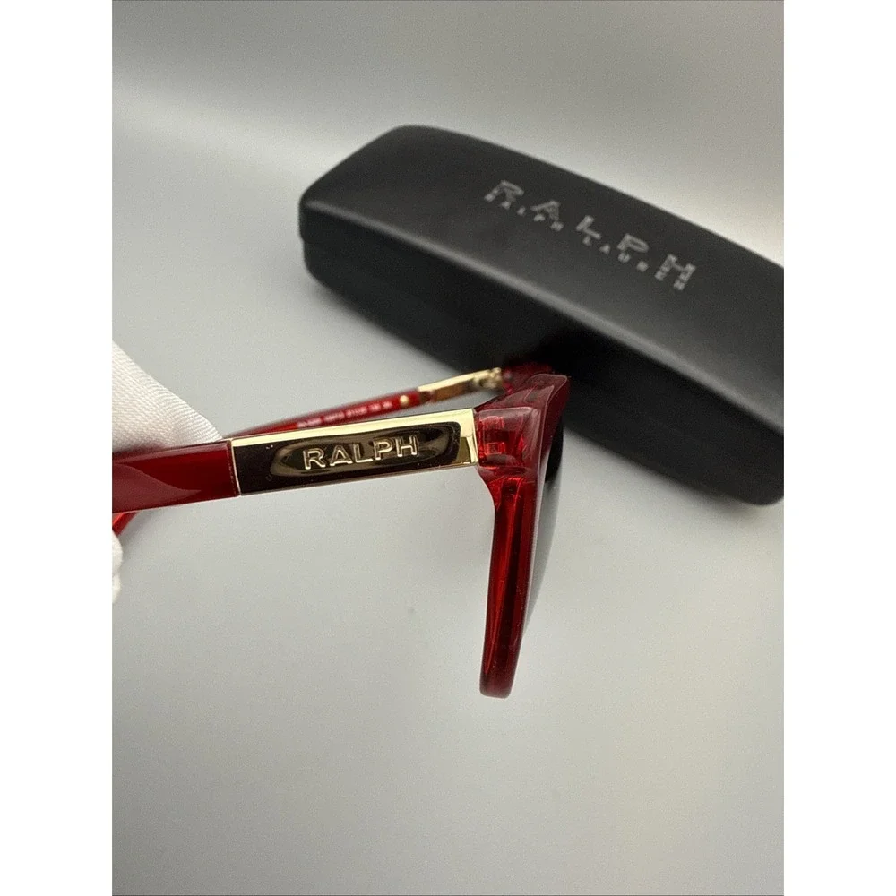 RALPH LAUREN RA5206 RED GRADIENT AUTHENTIC SUNGLASSES 51-20-135LOGO SIDES & CASE